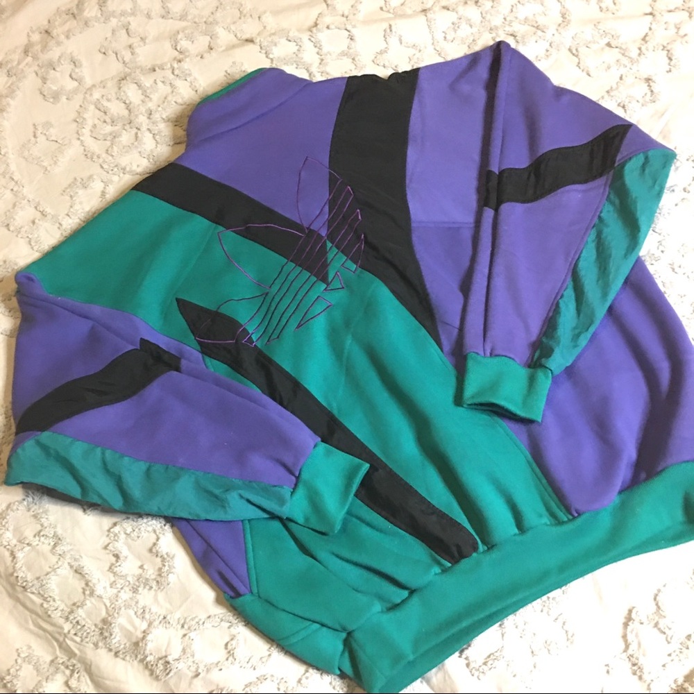 90s Vintage Addias pullover